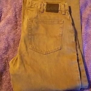 Lee khaki colored denim jeans